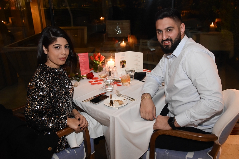 Love at le gray with an enchanting dinner at Indigo on the Roof